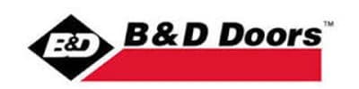 B&D garage doors logo
