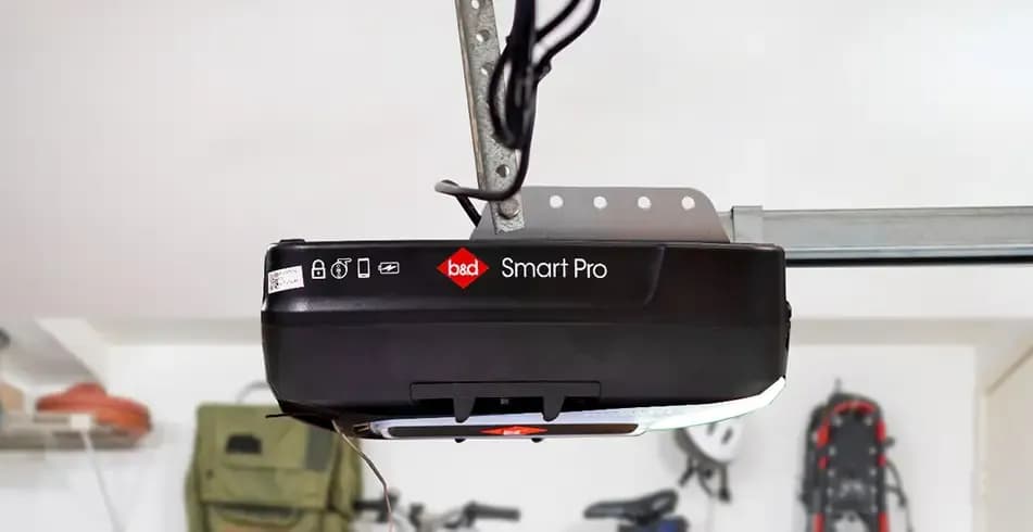 B&D Smart Pro sectional garage door opener — manufacturer product image